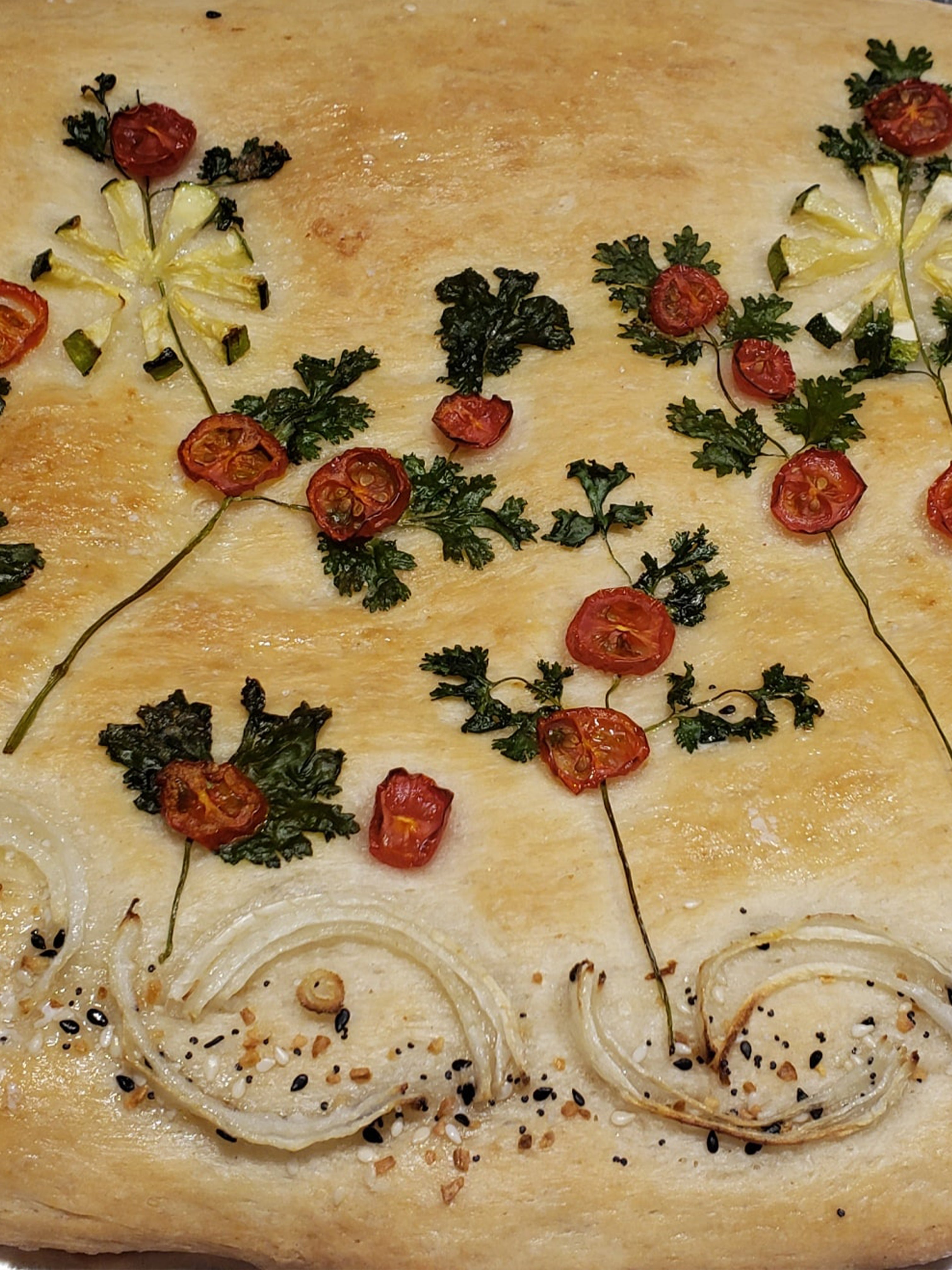 Veggie Garden Focaccia Aloun Farms Hawaii